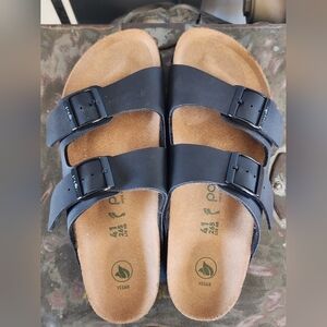 Papillio Vegan Sandals with Black Straps